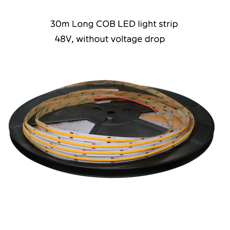Dimmable Long 48V COB LED Strip Tape Lights from 5m to 30m Dimmable Long 48V COB LED Strip Tape Lights from 5m to 30m